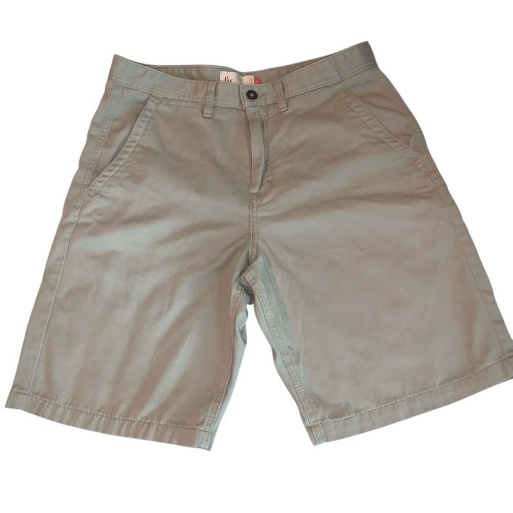 Freeworld Shorts Mens 30 Beige Khaki Discord Relaxed‎ Chino Walk Casual